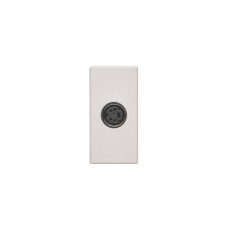 Kryt K45 S-VIDEO 45×22,5mm čistě bílá