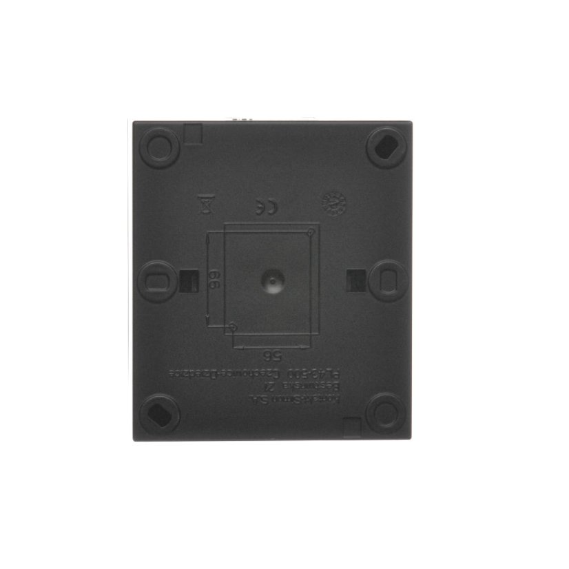 Přepínač střídavý (přístroj s krytem), IP44, řazení 6, 10 A / 250 V~, šroubové svorky, Aquaclick, barva černá matná