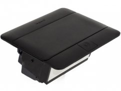 Pop-up blok, 1x zásuvka 230V, 1x dvojitá nabíječka USB-A + USB-C, 5V/3A, barva černá matná, kabel 2m