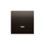 Kryt 1 násobný se světelným piktogramem pro přístroje spínačů a tlačítek, Simon 54, barva hnědá metalizovaná