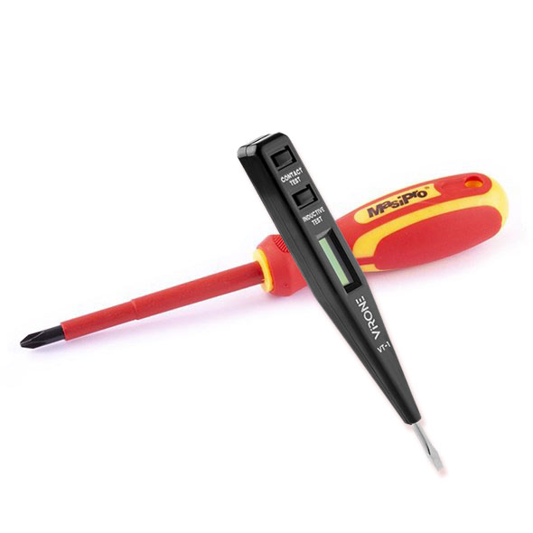 Šroubovák PH2x100 křížový elektro MasiPro +  tester napětí 5 v 1