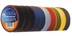 Páska izolační PVC 15/10m  barevný mix EMOS 10ks