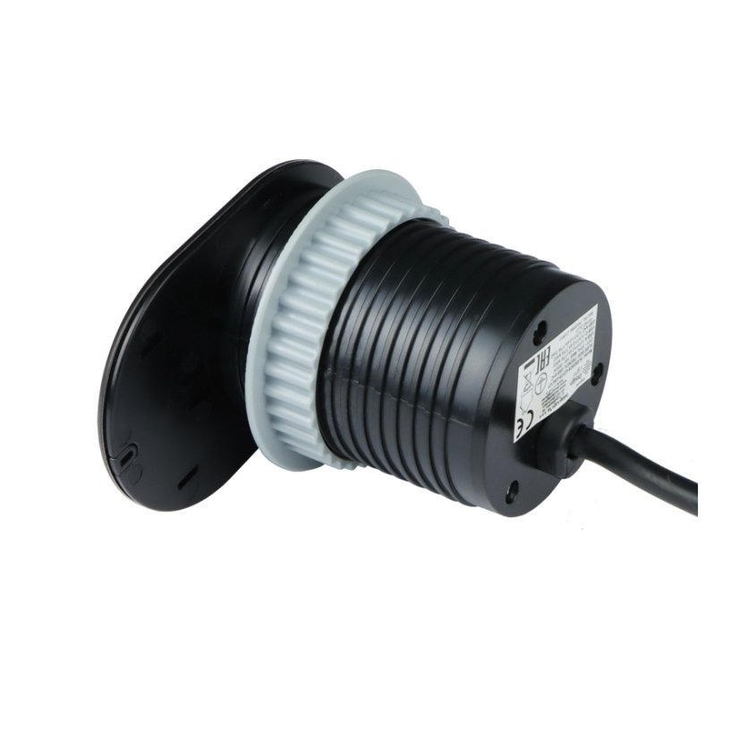 Zásuvkový blok s posuvným víkem, 1x zásuvka 230V a 1x USB-A+C nabíječka, PD20W, kabel 1.9m, barva černá