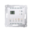 Digitální programovatelný termostat s vestavěným snímačem teploty bílá