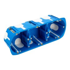 Inštalačná trojitá krabica do dutých stien, 60mm