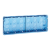 Zápustné boxy SIMON 500 6×S500 12×K45 modré transparentné