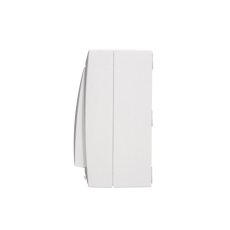 Ovladač zapínací (přístroj s krytem), IP44, s podsvětlením, bez piktogramu, řazení 1/0So, 10 A / 250 V~, šroubové svorky, Aquaclick, barva bílá