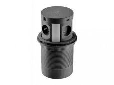 Výsuvná zásuvka COMFORT PLUS, 4x zásuvka 230V, 2x USB-A nabíjacia, 2x RJ45, 1x bezdrôtová indukčná nabíjačka, kábel 1.5m, farba čierna