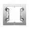 Krabice pro povrchovou montáž 1-násobná, pro rámečky Simon 54 Premium, hloubka 35mm, bílá stříbrná