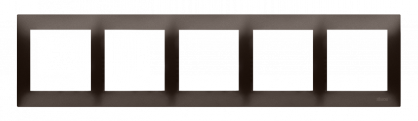 Rámček 5 - pre sadrokartónové krabice hnedá matná, metalizovaná
