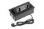 Výklopná zásuvka 2x 230V, 2x USB A+C nabíjecí 15W, barva černá, kabel o délce 1.5m