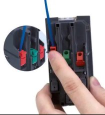 Nástěnný box S500, 10x zásuvka 250V, 4x USB nabíječka, barva bílá