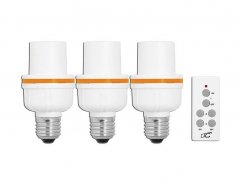 Diaľkovo ovládaná zásuvka žiarovky LTC LXU203 3 1