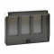 Rámeček krabice s krytem SIMON 500 3×S500 6×K45 čistě bílá