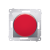 LED signalizátor - červené světlo stříbrná