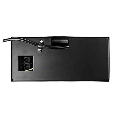 Vestavný zásuvkový blok 2x 230V, 2x port RJ45, 2x USB-A nabíječka 5V, zaoblené hrany, prachový kartáč, kabel 1.5m, barva stříbrná