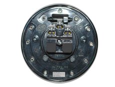 Hermeticky uzavíratelná kulatá zásuvka 1x 230V, krytí IP55, barva černá