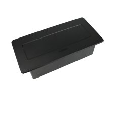 Výklopný blok zásuvek, 3x 230V / 16A, zaoblené hrany, kabel 1.5m, barva černá