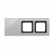 Moduly s dotykovým panelem 3 1 dotykové pole, otvor pro příslušenství Simon 54, otvor pro příslušenství Simon 54, bouřková/antracit