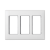 Rámeček pro krabice SIMON 500 3×S500 6×K45 čistě bílá