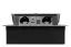 Výklopná zásuvka MULTISOFT, 2x 230V schuko,  USB A/C nabíječka, RJ45, barva stříbrná, kabel o délce 1.5m