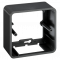 Nástenná montážna krabica 1-modul, skladaný K45 1×K45 grafitovo sivá