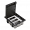Podlahová krabice SF obdélníkový 6×K45 3×CIMA 70mm105mm grafitově-šedá IK:IK08