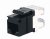 Zařezávací keystone Solarix CAT5E UTP RJ45 černý SXKJ-5E-UTP-BK