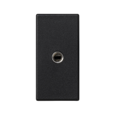 Kryt K45 Mini-jack 3,5mm 45×22,5mm grafitově-šedá