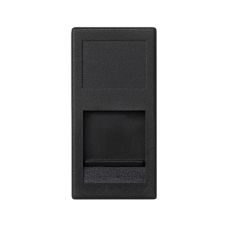 Kryt dátovej zásuvky K45 PANDUIT iodod plochý s krytom 45×22,5mm grafitovo sivý