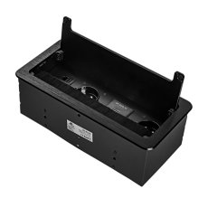 Výklopná zásuvka 2x 230V, 2x USB nabíjecí (Typ -A, Typ-C), 1x HDMI, 1x RJ45, farba čierna