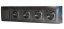 Zásuvkový blok nástenný 4x 250V / 16A s clonkami + 2x USB nabíjačka, 1x vypínač č.1, bez kábla, farba antracitová metalíza