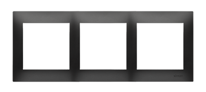 Rámček 3 - násobný čierna matná