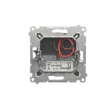 LED osvětlení (přístroj s krytem), 14 V / 0,56 W, barva světla studená bílá (5900 °K), Simon 54, barva hnědá metalizovaná