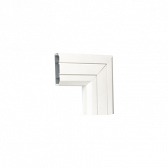 Plochý spoj dolní CABLOMAX 210×55mm čistě bílá