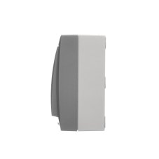 Spínač jednopólový (přístroj s krytem), IP44, řazení 1, 10 A / 250 V~, šroubové svorky, Aquaclick, barva šedá
