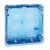 Zápustné boxy SIMON 500 2×S500 4×K45 modré transparentné