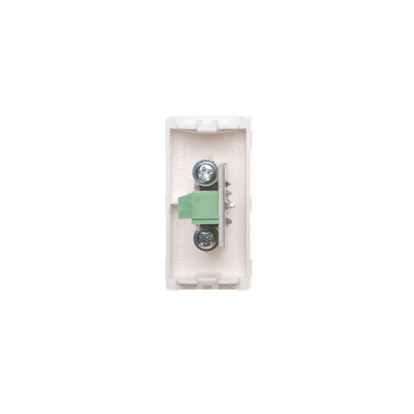 Kryt K45 Mini-jack 3,5mm 45×22,5mm čistě bílá