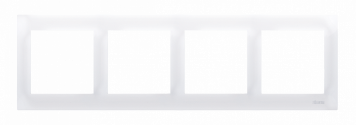 Rámček 4 - pre sadrokartónové krabice biela