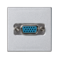 Kryt K45 VGA (D-SUB 15) 45×45mm hliník