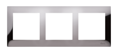 Simon 3-násobný kovový rám tmavá oceľ, kov