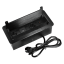 Vestavný zásuvkový blok 2× 230 V, USB-A + USB-C, 2× RJ45 cat.6a, prachový kartáč, barva černá