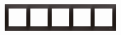 Rámček 5 - pre sadrokartónové krabice antracitová, metalizovaná