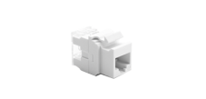 Vložka počítačové zászuvky RJ45 kat.5e, nestíněný (UTP) bílá