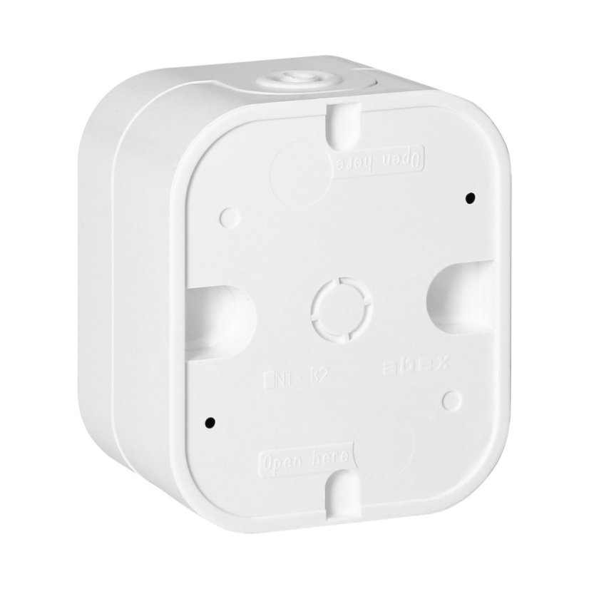 Vypínač na omietku sériový "lustrák", 10A, 250V, IP54, WNT-2B2, farba biela