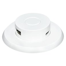 Výsuvná nabíječka USB A+C 24W PD, barva bílá