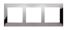 Rámeček 3 násobný, kovový, Simon 54, barva tmavá ocel