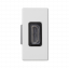 Kryt K45 HDMI-HDMI adaptér 45 × 22,5 mm čisto biely