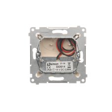 LED osvetlenie (jednotka s krytom), 14 V / 0,42 W, farba svetla teplá biela (3100 °K), Simon 54, farba krémová