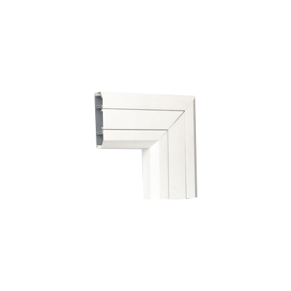 Ploché kĺbové dno CABLOMAX 130 × 55 mm čisto biela